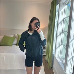lululemon athletica teal Utility / windbreaker Jacket